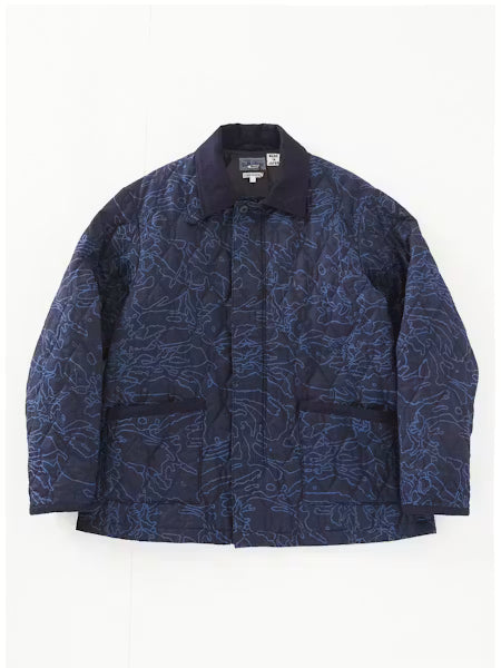 Blue Blue Japan - Veste matelassée jacquard Cloud Sea - Indigo