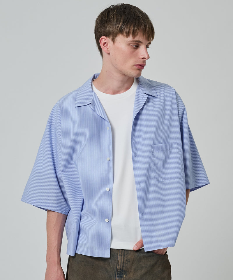 Chemise décontractée à col ouvert en coton - homme