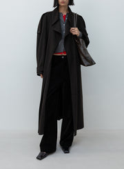 Low Classic - Trench - Marron foncé