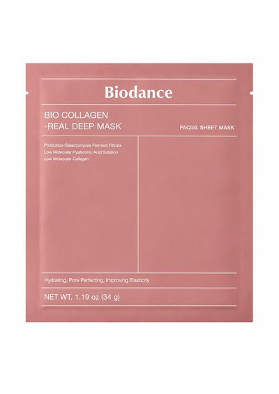 Biodance Bio-Collagen Real Deep Mask – Masque hydrogel glow & fermeté 34 g