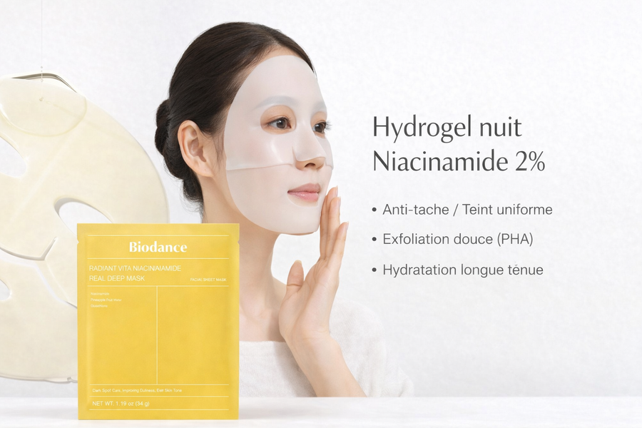 Hydrogel “overnight” : adhérence longue tenue