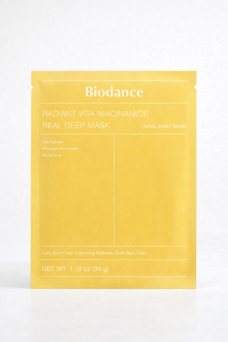 Biodance Radiant Vita Niacinamide Real Deep Mask (34g)