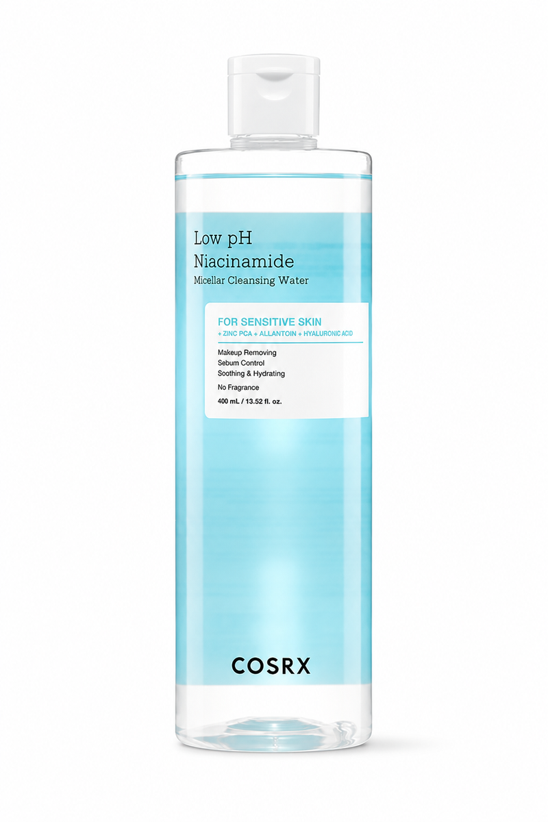 COSRX Low pH Niacinamide Micellar Cleansing Water – Eau micellaire 400 ml
