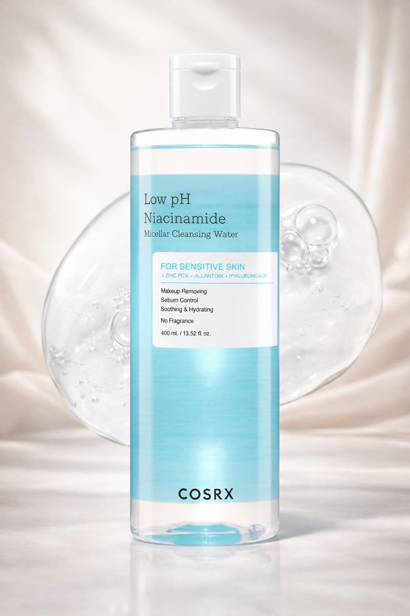 COSRX – Low pH Niacinamide Cleansing Water – 400 ml