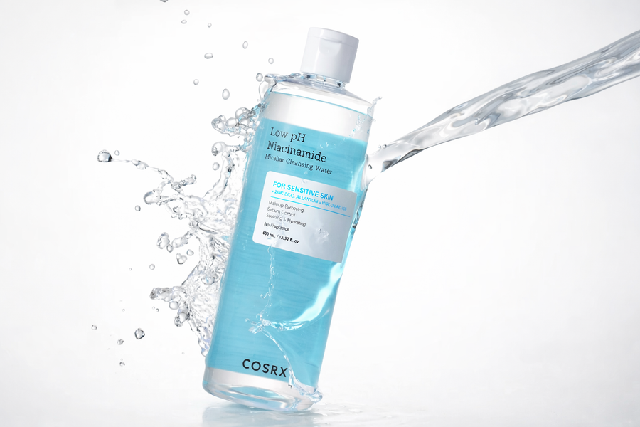 Eau micellaire fraîche et légère