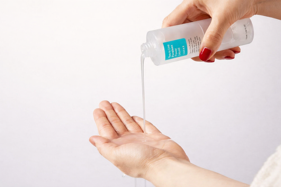 Lotion-essence fraîche et légère