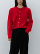 Low Classic - Cardigan court en laine - Rouge
