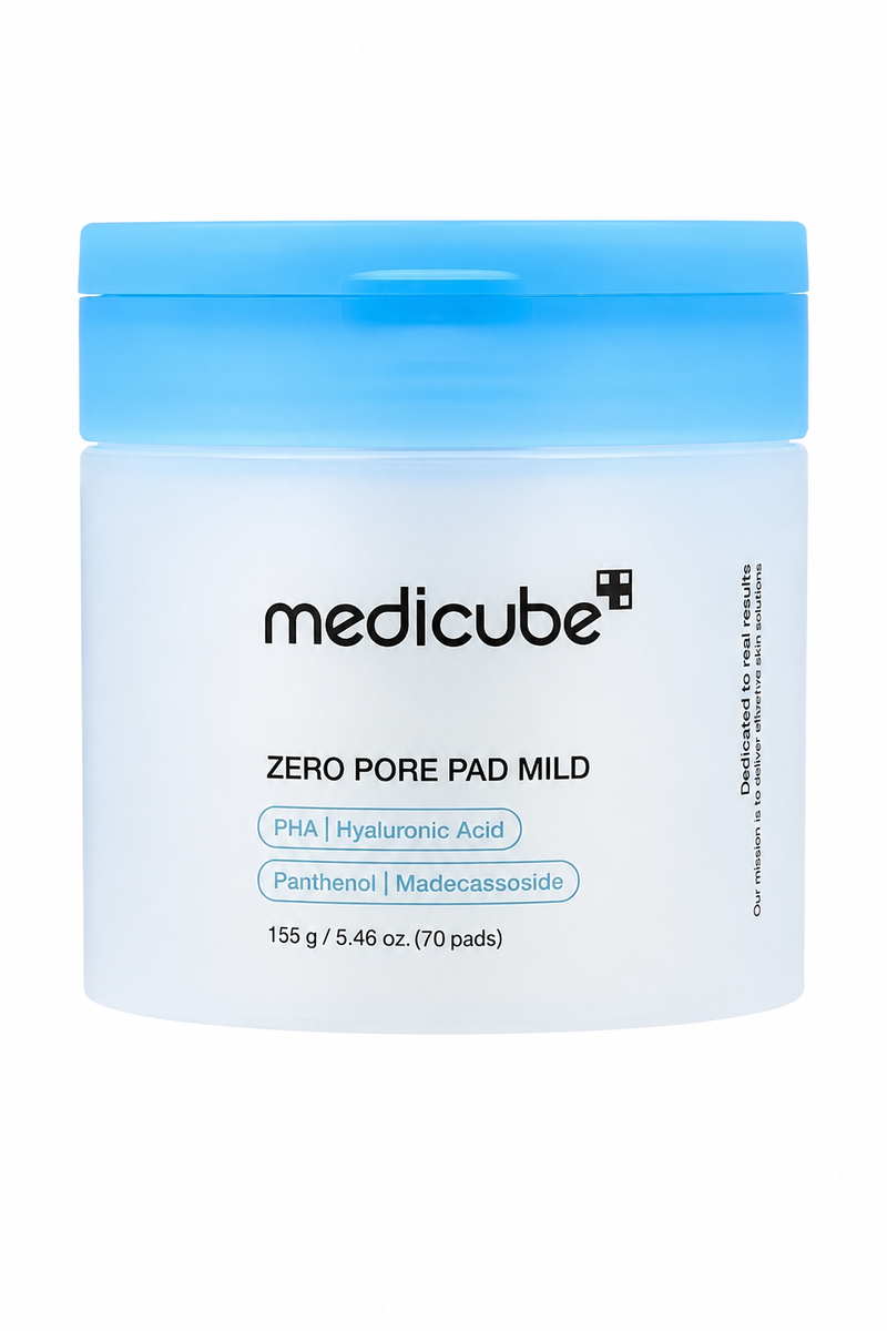 Medicube Zero Pore Pad Mild – Pads doux pores & sébum 70 pcs