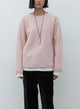 Low Classic - Maille en laine - Rose