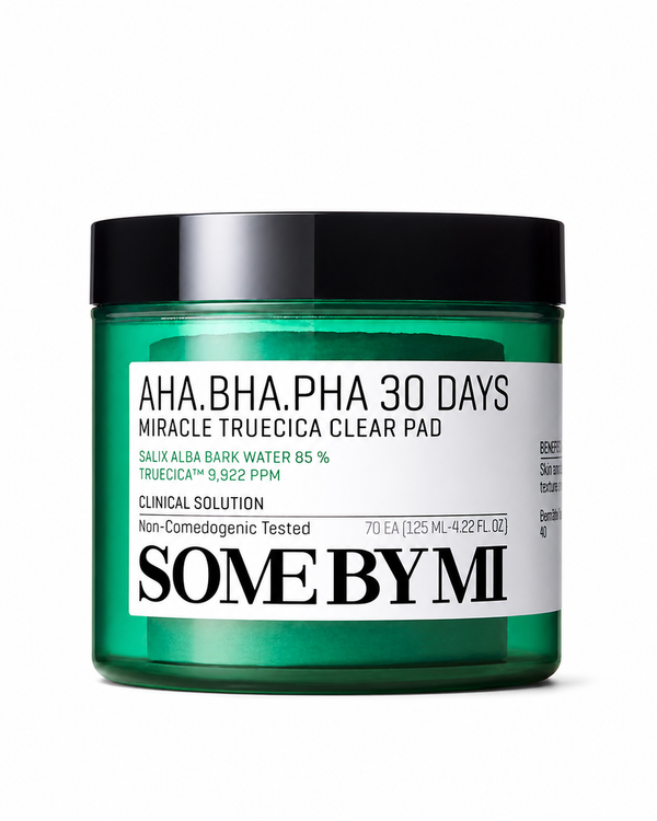 Some By Mi AHA BHA PHA 30 Days Miracle Truecica Clear Pad – Pads exfoliants 70 pcs
