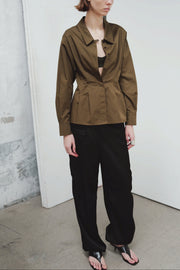 The Loom Atelier – Chemise Tucked Line khaki