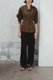 The Loom Atelier – Chemise Tucked Line khaki