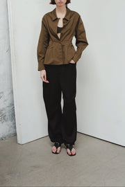The Loom Atelier – Chemise Tucked Line khaki