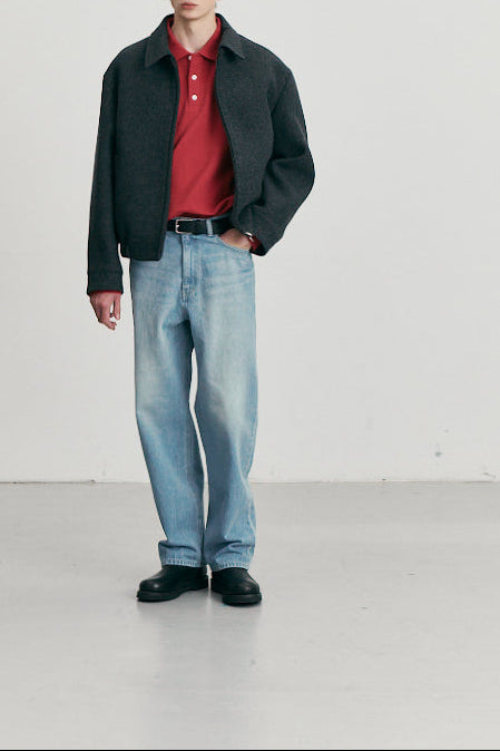 Dunst - Blouson à col laine charcoal grey