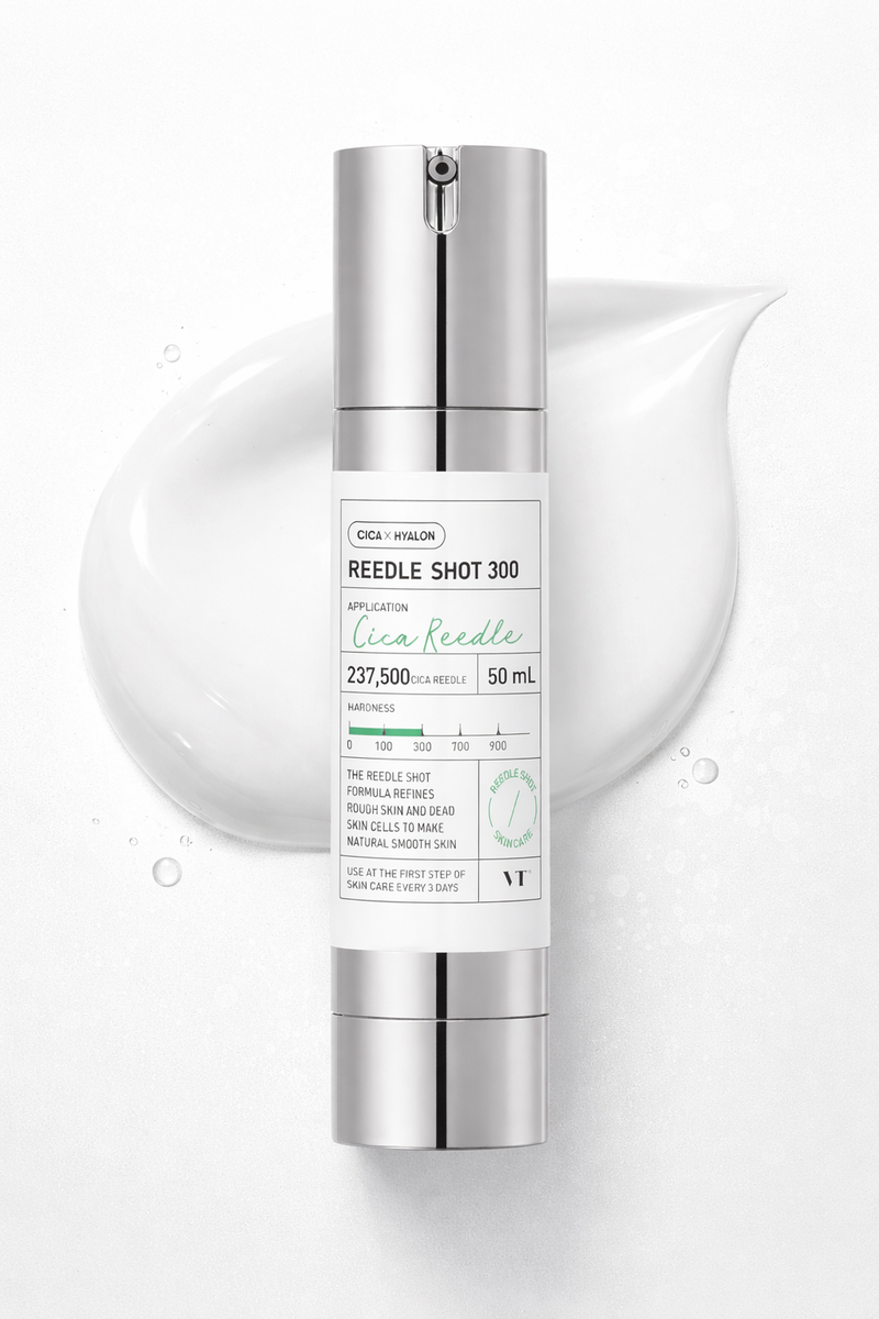 VT Cosmetics – Reedle Shot 300  Micro-needle Face Booster pour améliorer la texture de la peau – 50 ml
