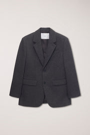 Blazer Dunst laine charcoal brown packshot devant