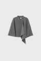 The Loom Atelier – Cape col officier grise