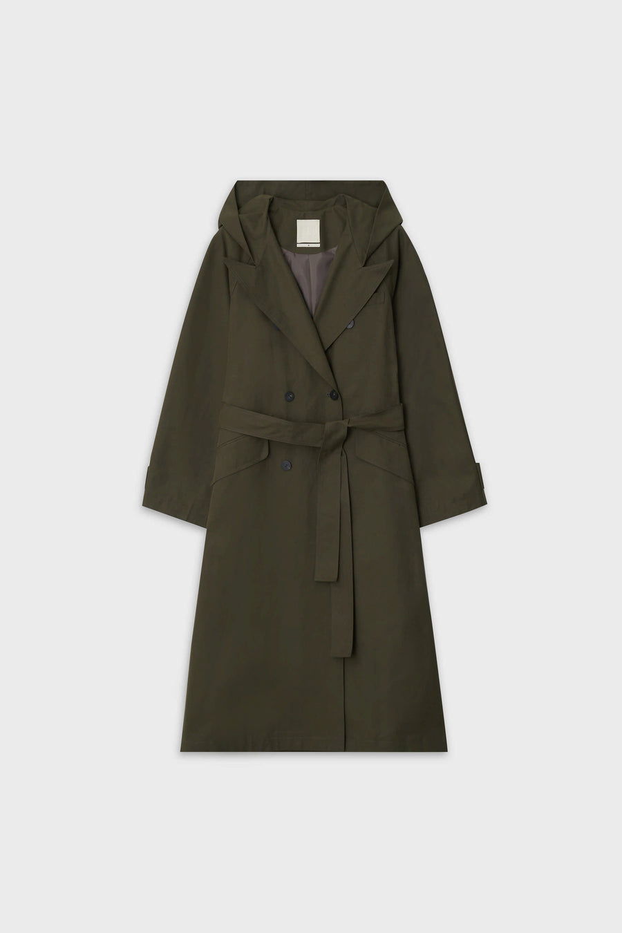 The Loom Atelier – Trench à capuche khaki